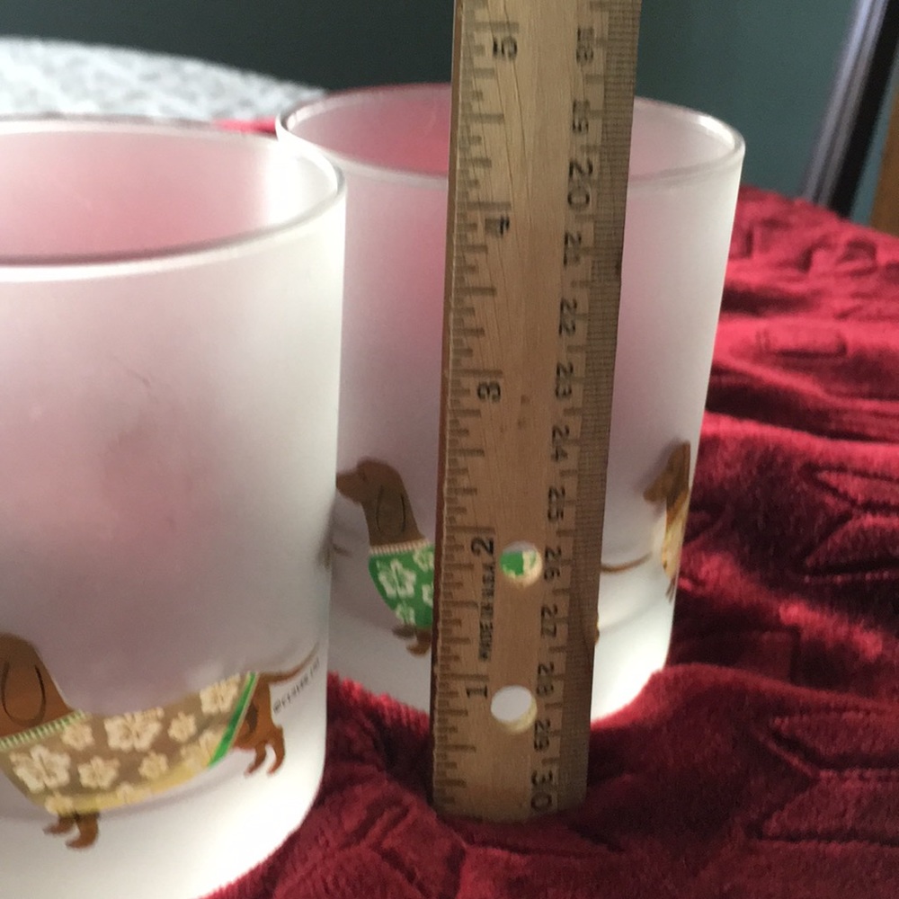 ๐๐HP๐๐๐ถCULVER LDT dachshund 12oz glasses. Set of 2 - Picture 2 of 5